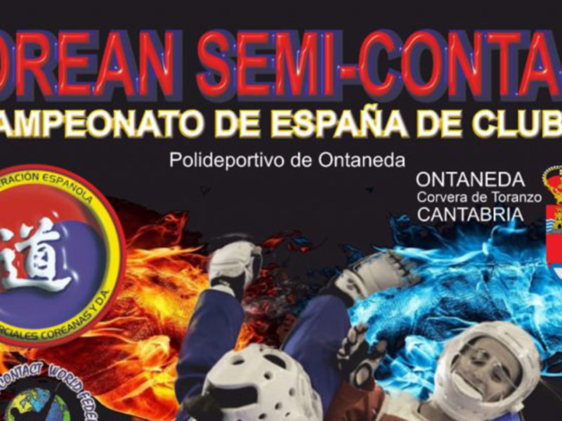 Campeonato de España de clubes. Korean semi-contact