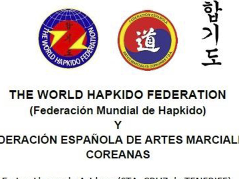 Convenio de colaboración entre The World Hapkido Federation y FEDAMC