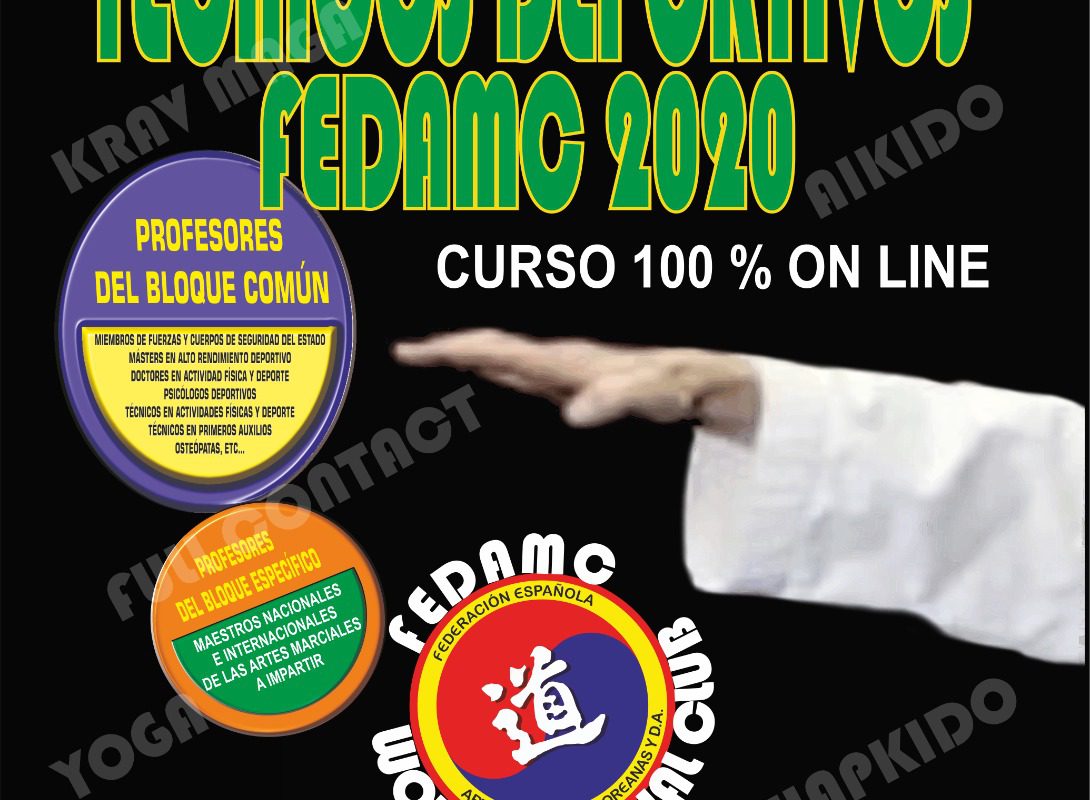 Curso Técnico deportivo fedamc 100% online