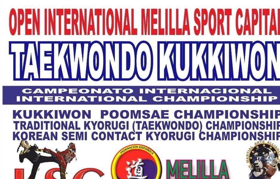 I OPEN INTERNACIONAL TAEKWONDO TRADICIONAL MELILLA SPORT CAPITAL